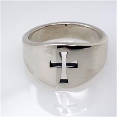 James Avery Wide Crosslet Sterling Silver Ring